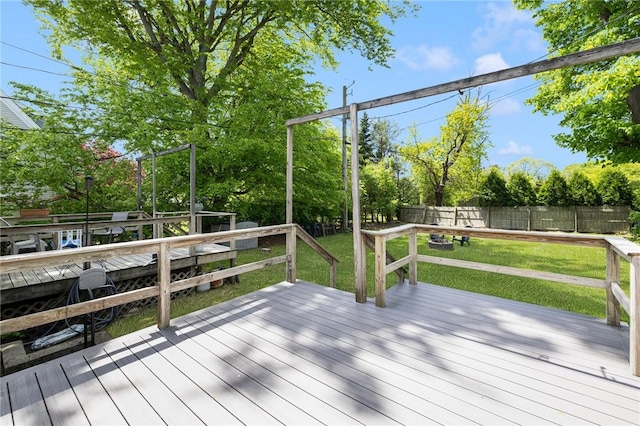 view of deck