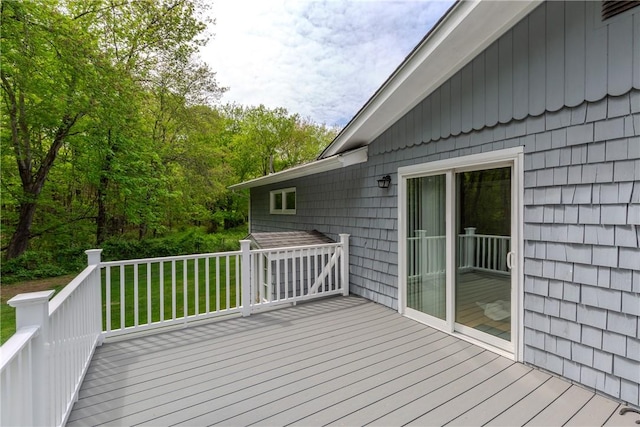 103 Carrs Pond Rd, West Greenwich, RI 02817 - view of wooden deck