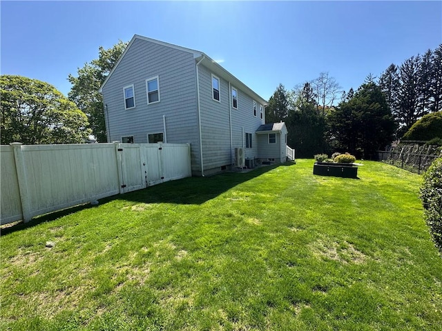 view of property exterior with a gate