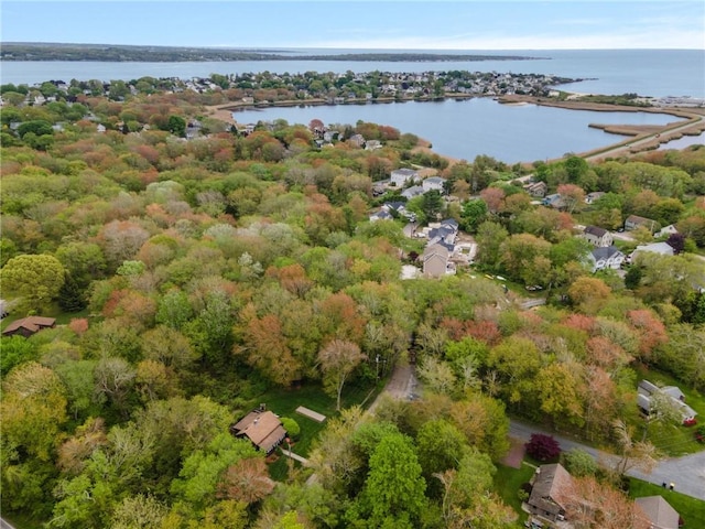 4 Ottawa Trl, Narragansett, RI 02882 - aerial view of a nearby body of water