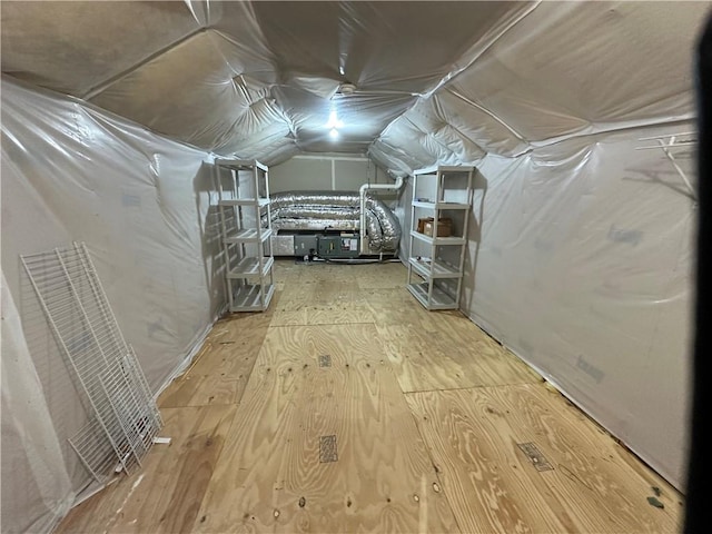 19 Calabria Ct Unit 19, Westerly, RI 02891 - unfurnished bedroom featuring vaulted ceiling and wood finished floors