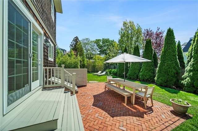 9 Casey Ct, Newport, RI 02840 - view of patio with outdoor dining area