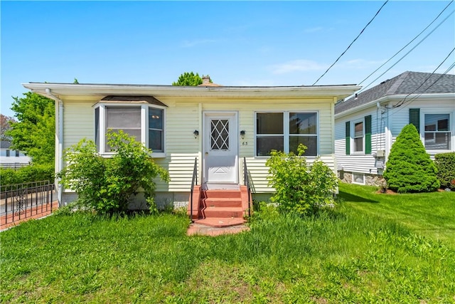 view of front of home featuring entry steps