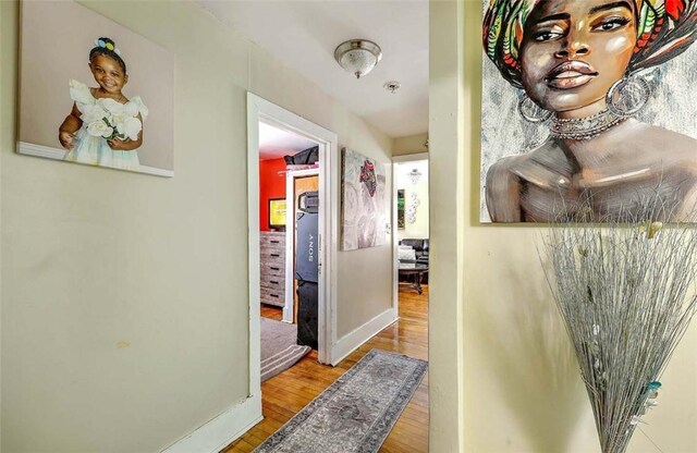 10 Westcott Ave Unit 3, Boston, MA 02124 - corridor featuring wood finished floors and baseboards