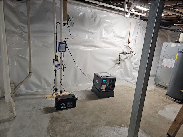 244 Kingstown Rd, Narragansett, RI 02882 - unfinished basement featuring water heater