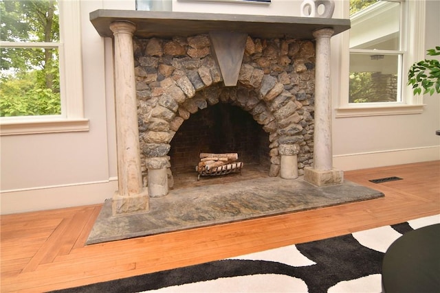 244 Kingstown Rd, Narragansett, RI 02882 - detailed view of baseboards and wood finished floors
