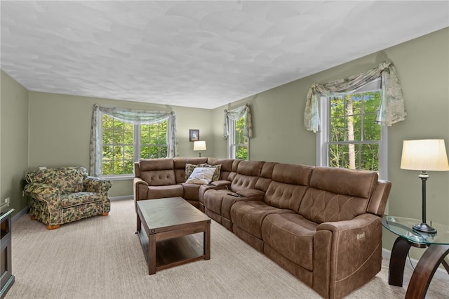 195 Deer Ridge Dr, North Kingstown, RI 02874 - living area featuring carpet and baseboards