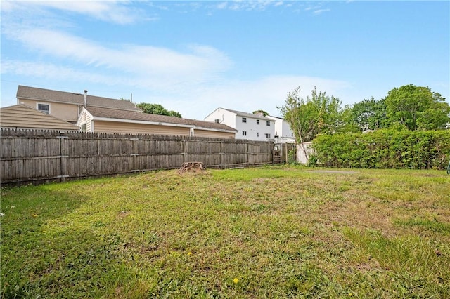 view of yard