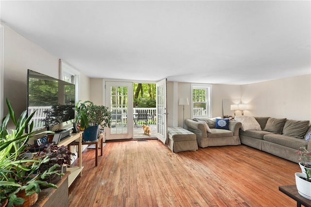 18 W St, Hopkinton, RI 02804 - living area featuring hardwood / wood-style floors