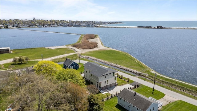82 Ellery Rd, Newport, RI 02840 - aerial view of a nearby body of water