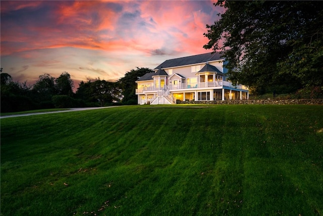112 Avondale Rd, Westerly, RI 02891 - view of front of home with a front lawn