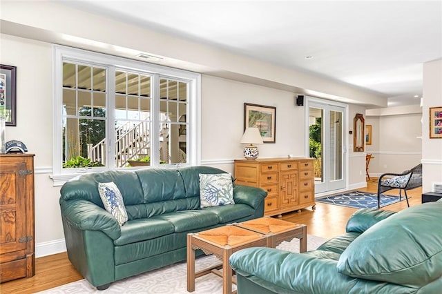 112 Avondale Rd, Westerly, RI 02891 - living area featuring wood finished floors and baseboards