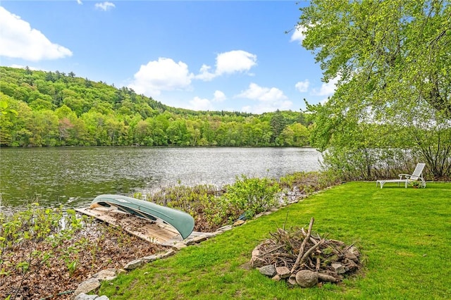 12 Hazel Point Rd, Smithfield, RI 02917 - water view with a heavily wooded area