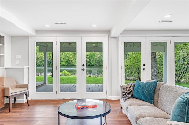 12 Hazel Point Rd, Smithfield, RI 02917 - entryway featuring plenty of natural light and french doors