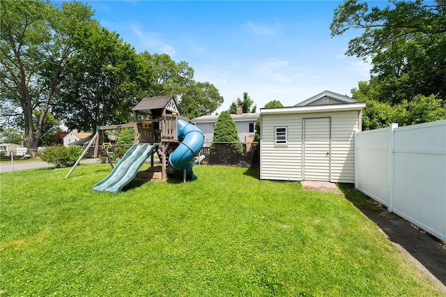 211 Iroquois Rd, Cumberland, RI 02864 - view of yard featuring a playground