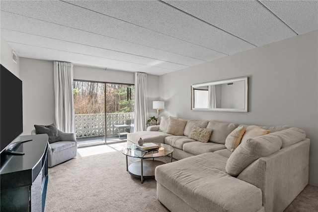 143 Hoffman Ave Unit 210, Cranston, RI 02920 - carpeted living area featuring a textured ceiling