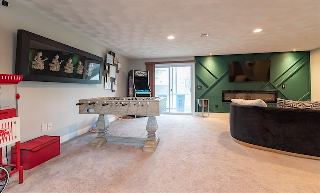10 Flanders St, Johnston, RI 02919 - playroom with carpet, baseboards, and recessed lighting