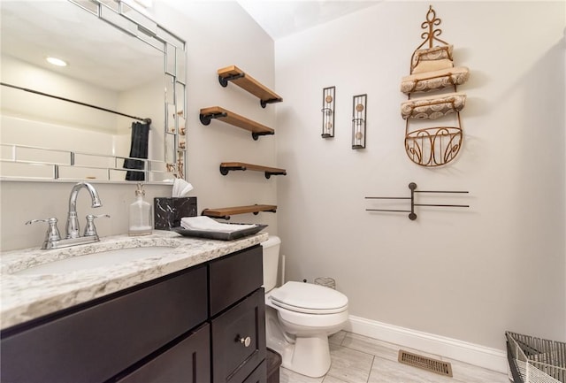 10 Flanders St, Johnston, RI 02919 - bathroom featuring toilet, baseboards, vanity, and a shower with shower curtain