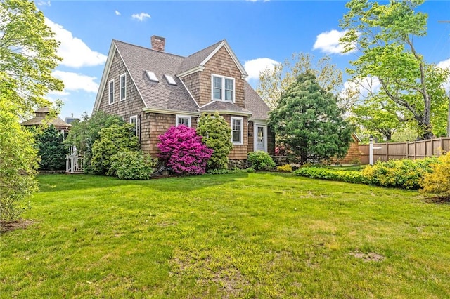 286 Kingstown Rd, Narragansett, RI 02882 - view of front of house with roof with shingles and a chimney