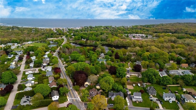 286 Kingstown Rd, Narragansett, RI 02882 - aerial view of residential area featuring a nearby body of water