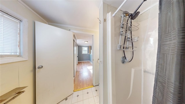 226 Marshall Ave, Cumberland, RI 02864 - corridor featuring light floors and ornamental molding