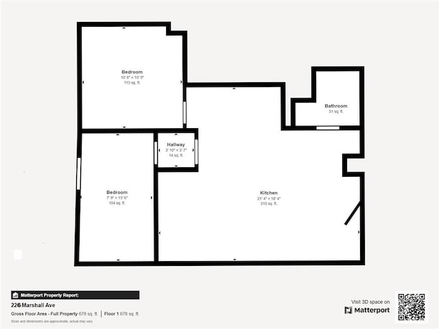 226 Marshall Ave, Cumberland, RI 02864 - floor plan / room layout