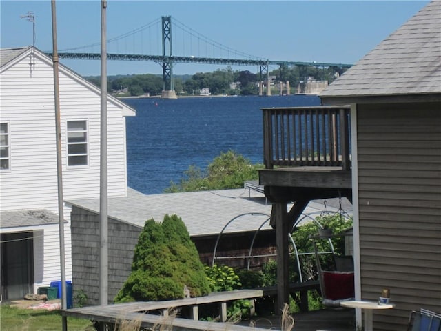 0 Beach Rd, Portsmouth, RI 02871 - water view featuring a notable bridge