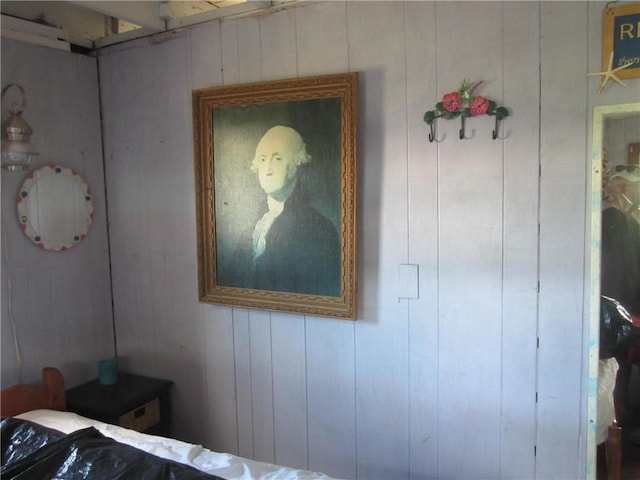 0 Beach Rd, Portsmouth, RI 02871 - bedroom featuring wood walls