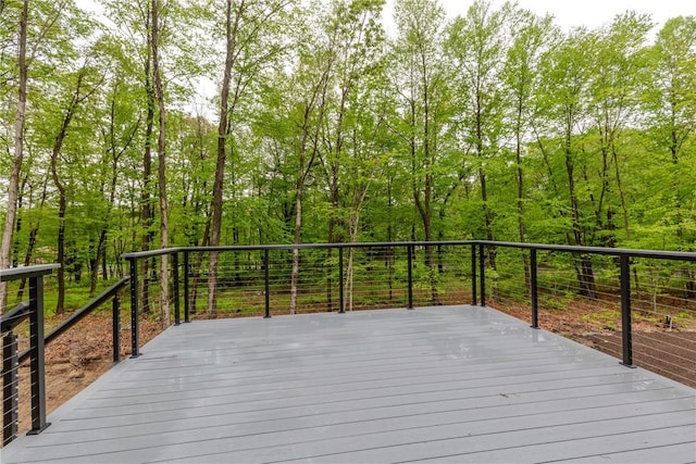 300 Tower Hill Rd, Cumberland, RI 02864 - wooden deck with a view of trees