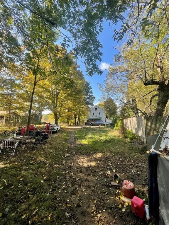 8 Aldrich St, Hopkinton, RI 02898 - view of yard with fence