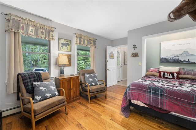 31 Corey Trl, Richmond, RI 02898 - bedroom with light wood-type flooring and baseboard heating