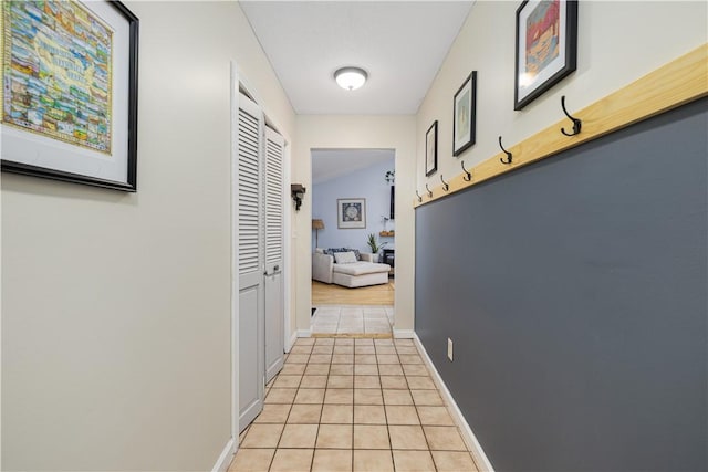 31 Corey Trl, Richmond, RI 02898 - hallway featuring light tile patterned flooring and baseboards