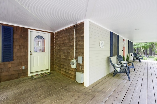 31 Corey Trl, Richmond, RI 02898 - property entrance with a porch