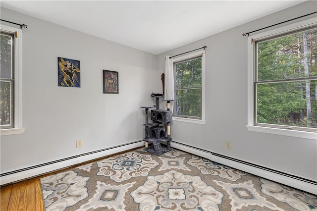 31 Corey Trl, Richmond, RI 02898 - spare room featuring a baseboard radiator and healthy amount of natural light