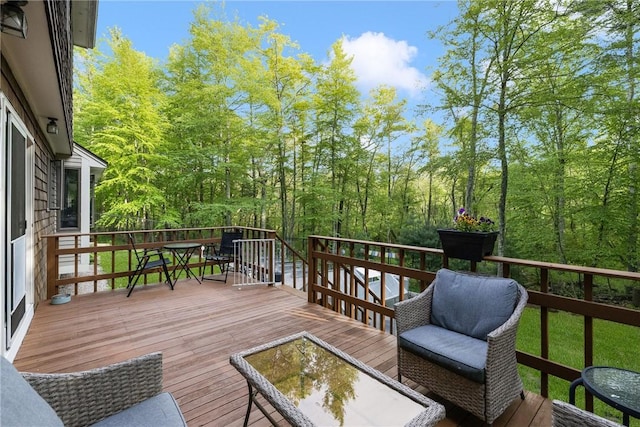 31 Corey Trl, Richmond, RI 02898 - view of deck