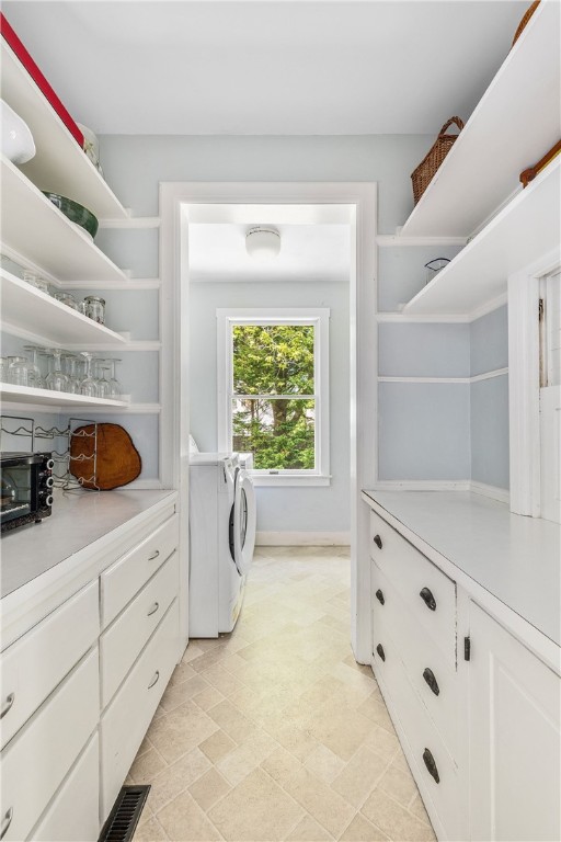 125 Sakonnet Point Rd, Little Compton, RI 02837 - spacious closet featuring independent washer and dryer