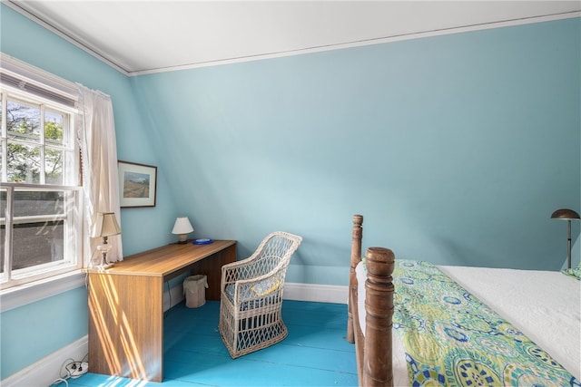 125 Sakonnet Point Rd, Little Compton, RI 02837 - bedroom featuring baseboards and crown molding