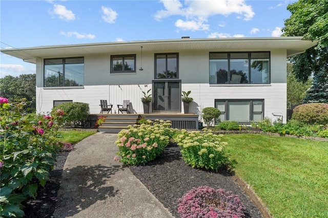 96 Roger Williams Dr, North Kingstown, RI 02852 - view of front of property with a front yard