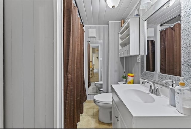 97 Detroit Ave, Providence, RI 02907 - full bath featuring vanity and tile patterned flooring