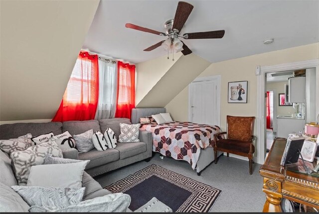 97 Detroit Ave, Providence, RI 02907 - carpeted bedroom featuring a ceiling fan