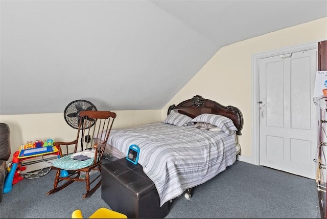 97 Detroit Ave, Providence, RI 02907 - bedroom featuring lofted ceiling and carpet floors