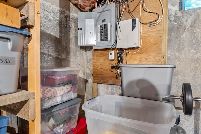 539 Allen Ave, South Kingstown, RI 02879 - utility room featuring electric panel