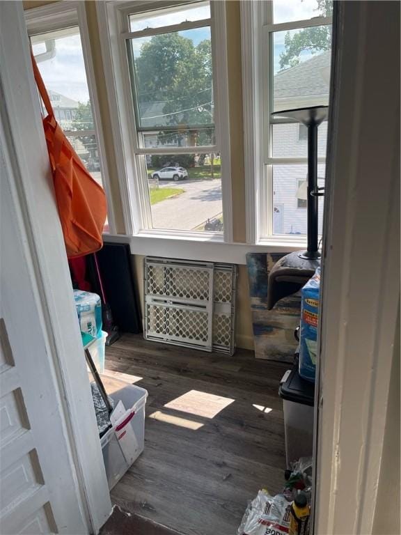 79 Dewey St, Woonsocket, RI 02895 - entryway with wood finished floors