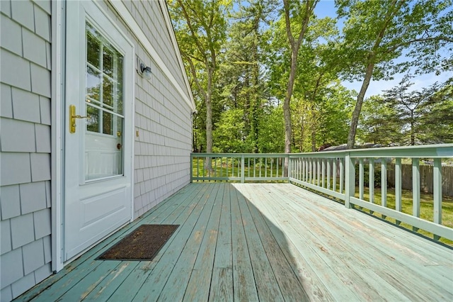 10 Meadowland Dr, North Kingstown, RI 02852 - view of wooden terrace