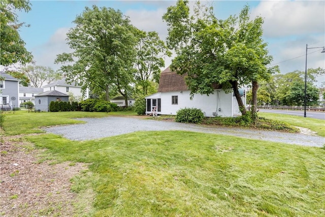 222 Second St, East Providence, RI 02865 - view of grassy yard with driveway