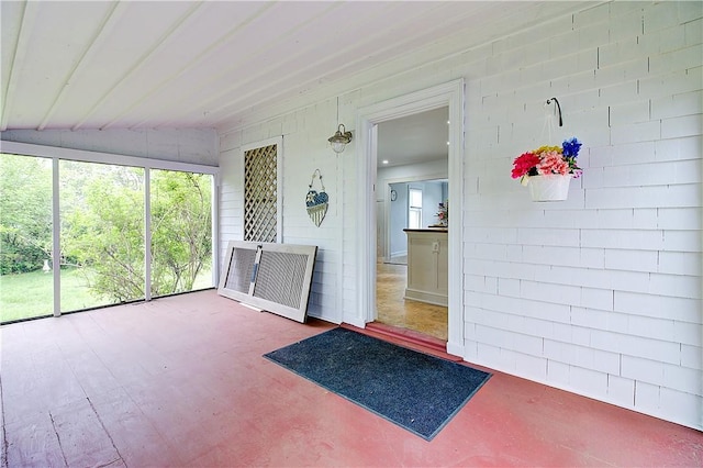 222 Second St, East Providence, RI 02865 - unfurnished sunroom with vaulted ceiling