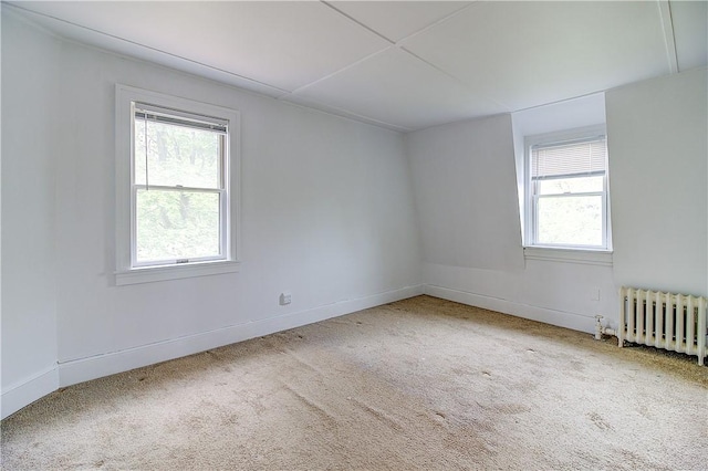 222 Second St, East Providence, RI 02865 - spare room with radiator, carpet floors, and baseboards