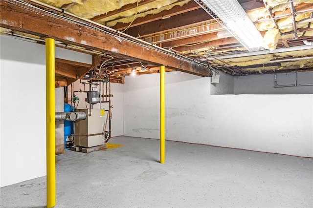 7 Massasoit Ave, Pawtucket, RI 02861 - unfinished below grade area featuring a heating unit