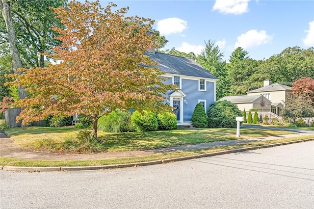 7 Massasoit Ave, Pawtucket, RI 02861 - view of front facade with a front lawn