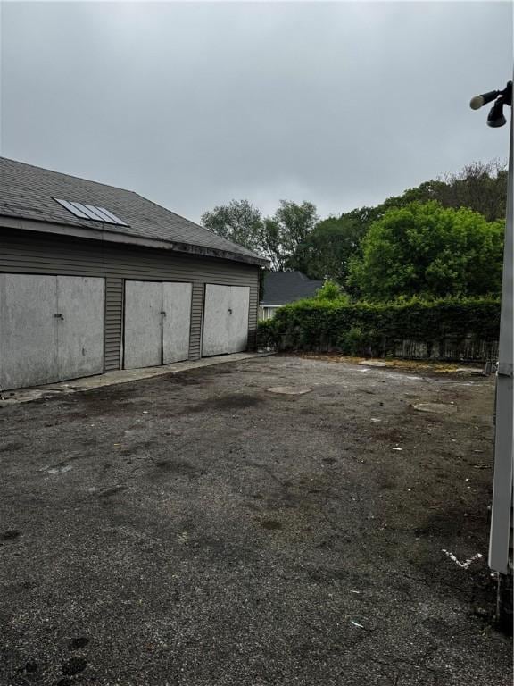 342 Paradis Ave, Woonsocket, RI 02895 - view of garage